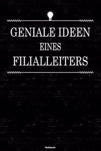 Geniale Ideen eines Filialleiters Notizbuch