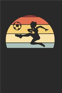 Fußball Fußballspieler Notizbuch