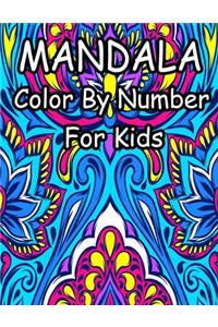Mandala Color by Number for Kids