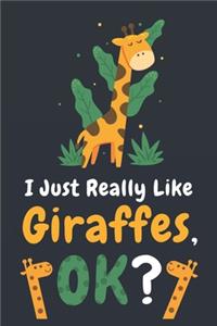 I Just Really Like Giraffes Ok