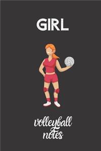 girl volleyball notes