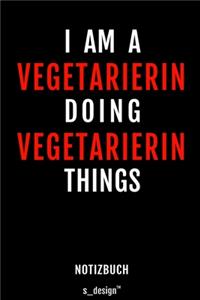 Notizbuch für Vegetarierin