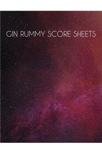 Gin Rummy Score Sheets