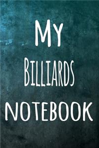 My Billiards Notebook