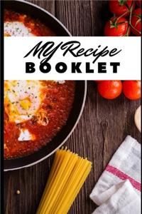My Recipe Booklet
