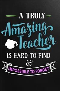A Truly Amazing Teacher Is Hard to Find