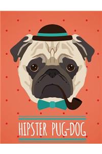 Hipster Pug Dog