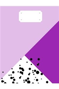 Purple Moroccan Print Composition Notebook