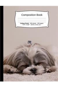 Dog Composition Notebook, College Ruled