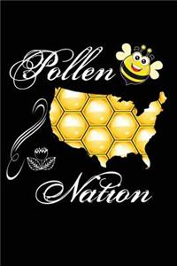 Pollen Nation: 120 Pages 6' X 9' Journal