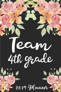 Team 4th Grade 2019 Planner