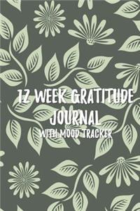 12 Week Gratitude Journal with Mood Tracker