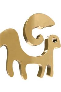 Gold Aries Horoscope Zodiac Sign Symbol Journal