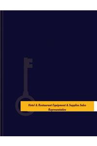 Hotel & Restaurant Equipment & Supplies Sales Representative Work Log