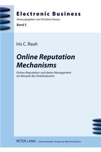 Online Reputation Mechanisms
