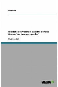 Die Rolle des Vaters in Calixthe Beyalas Roman 'Les honneurs perdus'