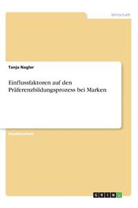 Einflussfaktoren auf den Präferenzbildungsprozess bei Marken