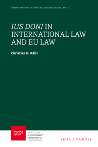 Ius Doni in International Law and Eu Law