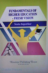 Fundamentals of Higher Education: Fresh Vision