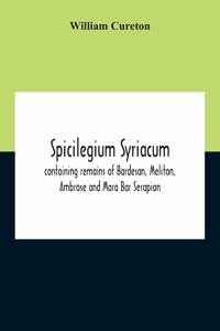 Spicilegium Syriacum