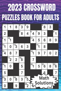 2023 Math Crossword Puzzles Book For Adults Math Solutions
