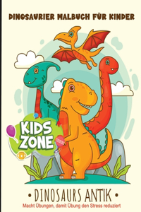 dinosaurier malbuch für kinder