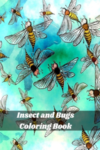 Insect and Bugs Coloring Book