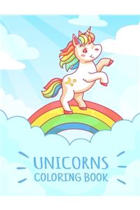 Unicorns Coloring Book