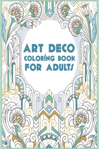 Art Deco Coloring Book For Adults