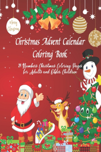 Christmas Advent Calendar Coloring Book