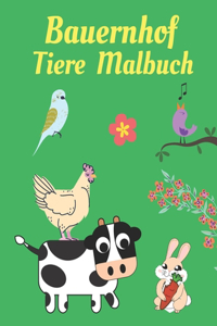 Bauernhof Tiere Malbuch