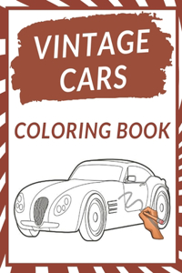 Vintage Cars Coloring Book