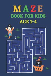 Maze Book For Kids Ages 1-4