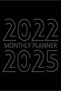 2022-2025 Monthly Planner : 48 Month Agenda, Monthly Organizer Book for Activities and Appointments, 4 Year Calendar Notebook, White Paper, 8.5â€²â€² x 11â€²â€²