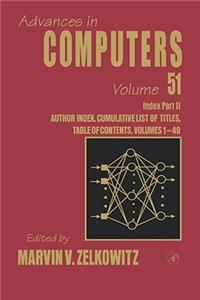 Cumulative Subject and Author Indexes for Part II: Volume 51