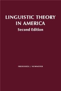 Linguistic Theory in America