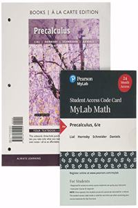 Precalculus, Loose-Leaf Edition Plus Mylab Math with Pearson Etext -- 24 Month Access Card Package