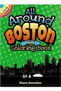 All Around Boston Mini Coloring Book