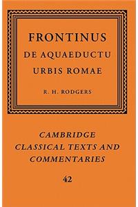 Frontinus: De Aquaeductu Urbis Romae