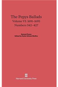 Pepys Ballads, Volume 6: 1691-1693