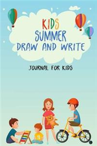 Kids Summer Draw And Write Journal For Kids