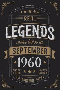 Real Legends were born in September 1960