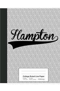 College Ruled Line Paper