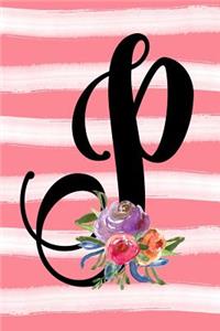 Monogram P Notebook