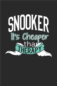 Snooker It's Cheaper Than Therapy