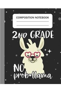 2nd Grade No Prob-llama - Composition Notebook
