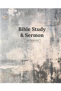 Bible Study and Sermon Notebook