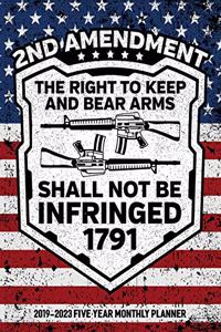 2nd Amendment The Right To Keep And Bear Arms Shall Not Be Infringed 1791