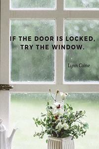 If the door is locked, try the window.