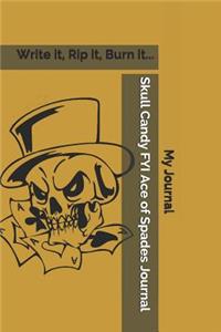 Skull Candy FYI Ace of Spades Journal